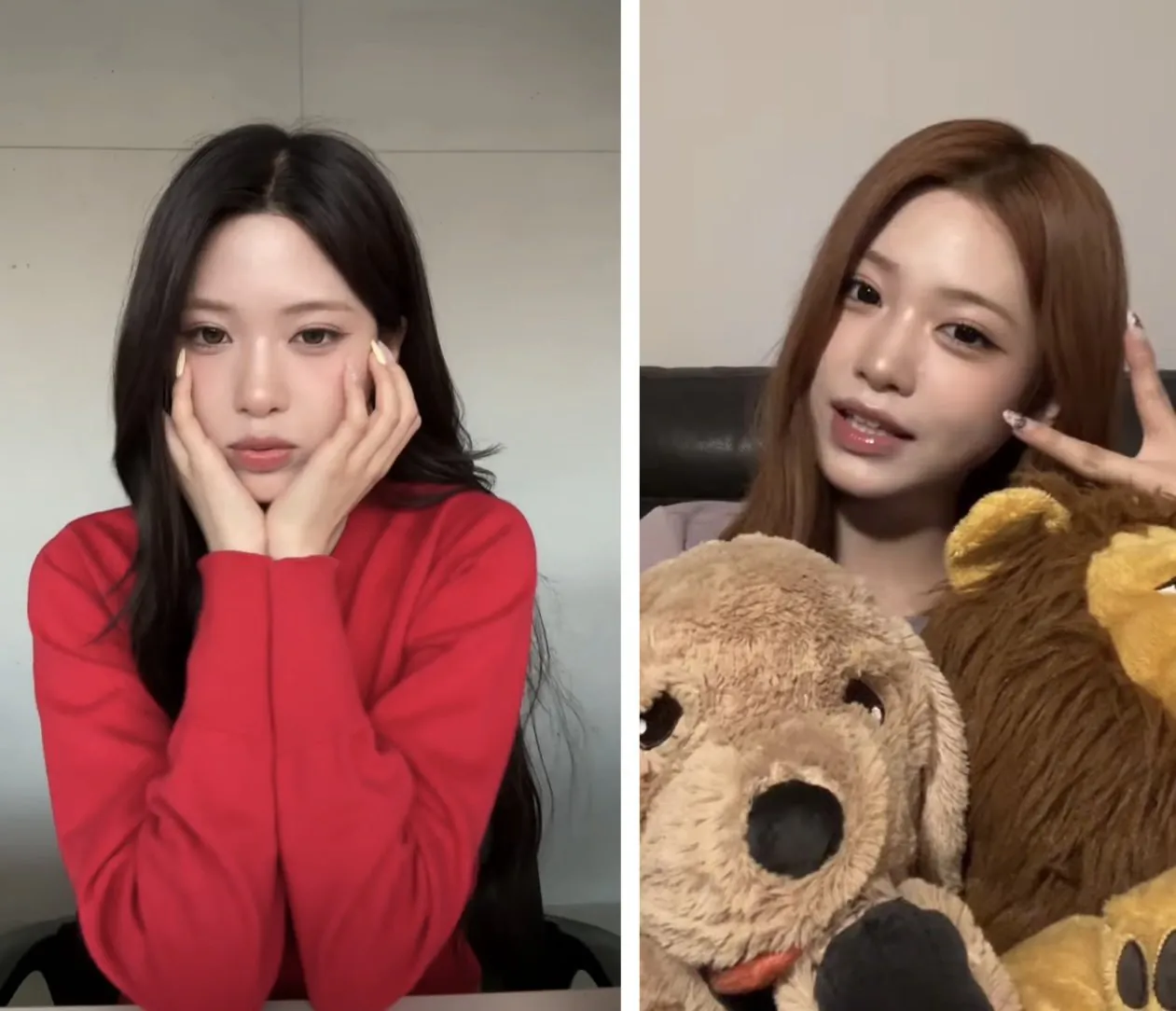 리센느 제나 젖살 빠지기 전후 이미지 2