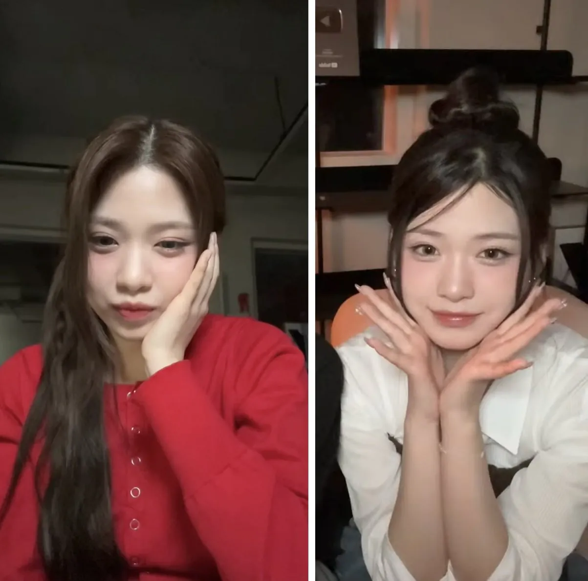 리센느 제나 젖살 빠지기 전후 이미지 1